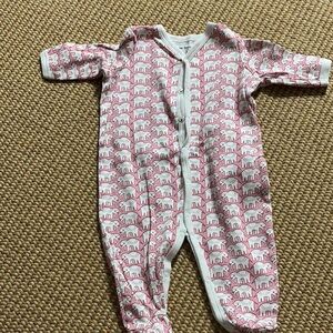 Roller rabbit elephant onesie. 0-3 month. Excellent conditionn